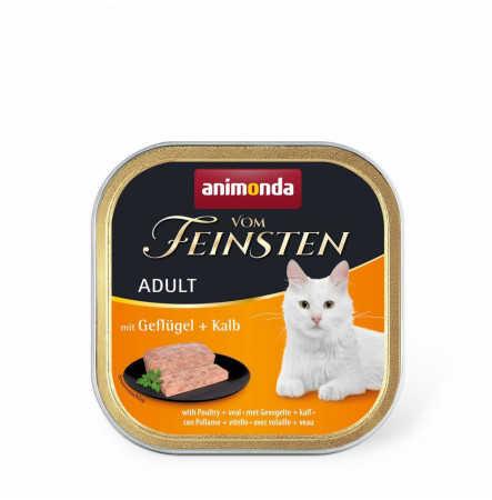 Animonda Vom Feinsten для котів  птицею і телятиною 100 г