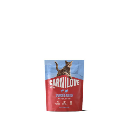 Carnilove Cat Active Salmon & Turkey Sterilised 400 г