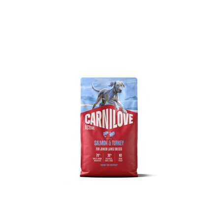 Carnilove Active Large Breed Junior Dog Salmon & Turkey 4 кг