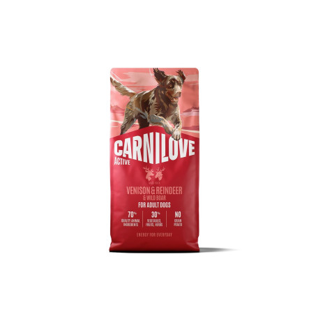 Carnilove Active All Breed Venison & Reindeer & Wild Boar 12 кг (для активних собак)