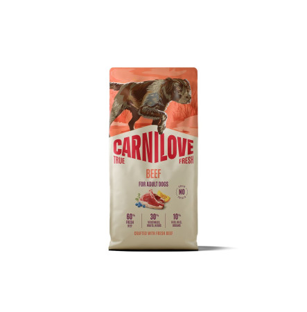 Carnilove True Fresh All Breed Dog Beef 12 кг