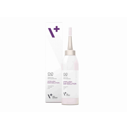 Vet Expert OtiFlush Ear Solution Розчин для очистки вух котів і собак 125 мл