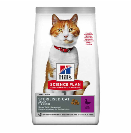 Hill's SP Feline Adult Sterilised Cat With Duck 300 г