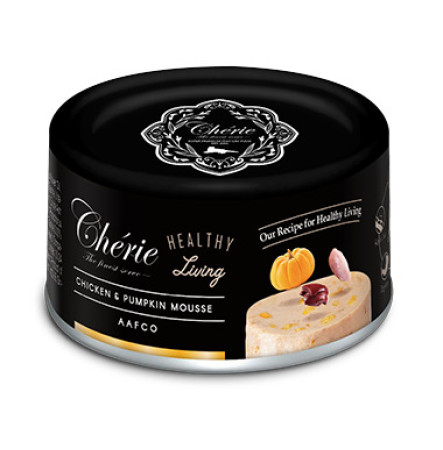 Cherie Healthy Living Chicken & Pumpkin Mousse 80 г