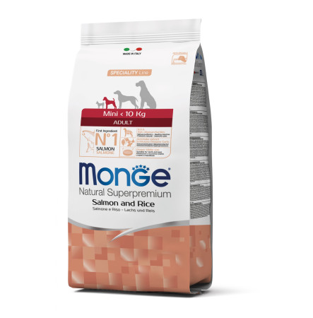 Monge Speciality Line Dog Mini Adult Salmon and Rice 800 г