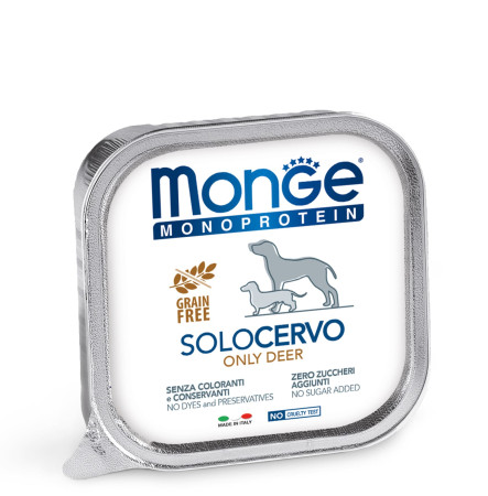 Monge Monoprotein Dog Solo Deer 150 г