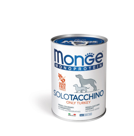 Monge Monoprotein Dog Solo Turkey 400 г