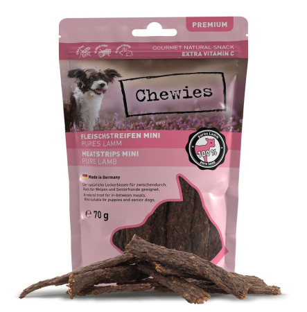 Chewies meat strips with Lamb Ласощі для собак з м'яса ягня 70 г