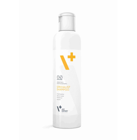 VetExpert Specialist Shampoo Антибактеріальний шампунь з хлоргексидином для котів і собак 250 мл