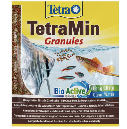 TetraMin Granules  Основний корм для всіх видів риб, гранули 15 г