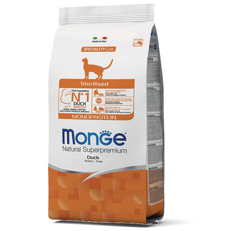Monge Cat Adult Sterilised Duck 1,5 кг