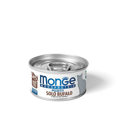 Monge Monoprotein Cat Solo Flakes of Buffalo 80 г
