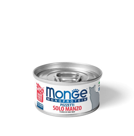 Monge Monoprotein Cat Solo Flakes of Beef 80 г