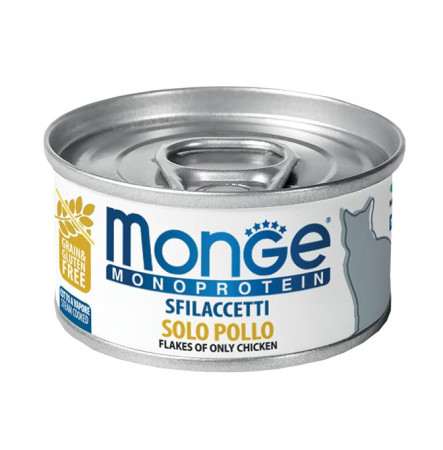 Monge Monoprotein Cat Solo Flakes of Chicken 80 г