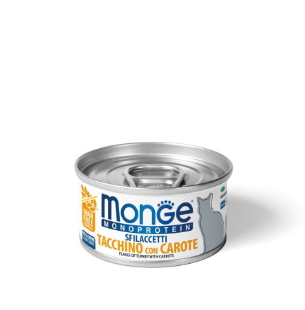Monge Monoprotein Cat Solo Flakes of Turkey with Carrots 80 г