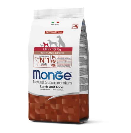Monge Speciality Line Dog Mini Puppy & Junior Lamb 2,5 кг