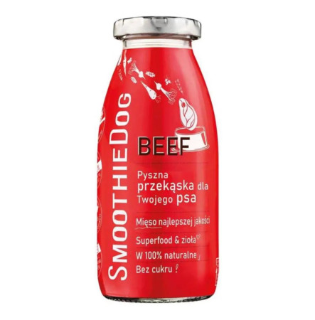 SmoothieDog Рідкі ласощі для собак зі смаком яловичини 250 мл
