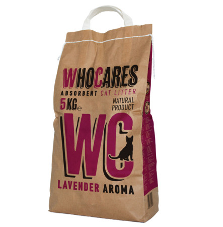 Who Cares WC Lavander Поглинальний наповнювач для котячого туалету 5 кг